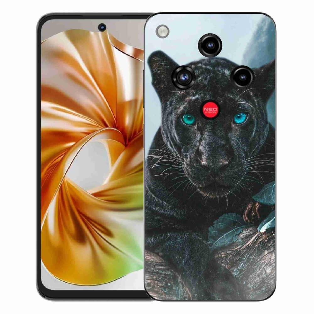 ZTE Nubia Focus 2 zselés tok mmCase - fekete párduc
