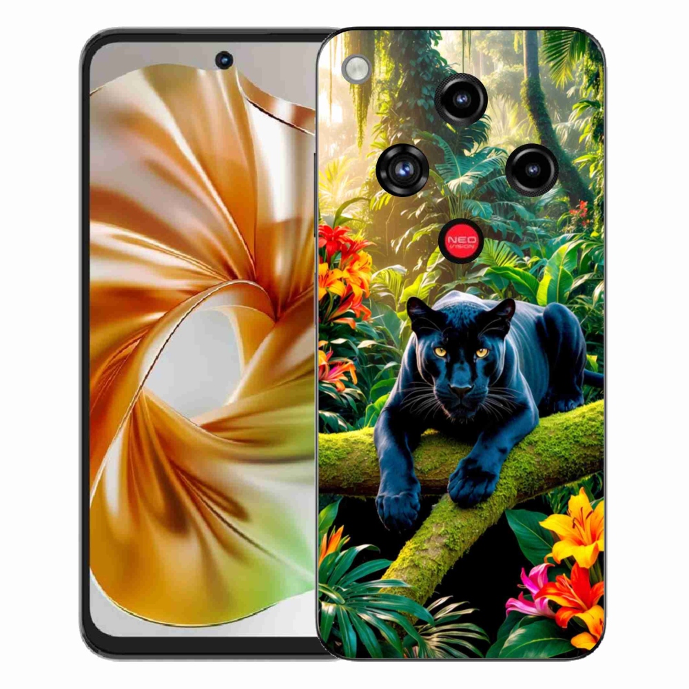 ZTE Nubia Focus 2 zselés borító mmCase - fekete párduc a dzsungelben