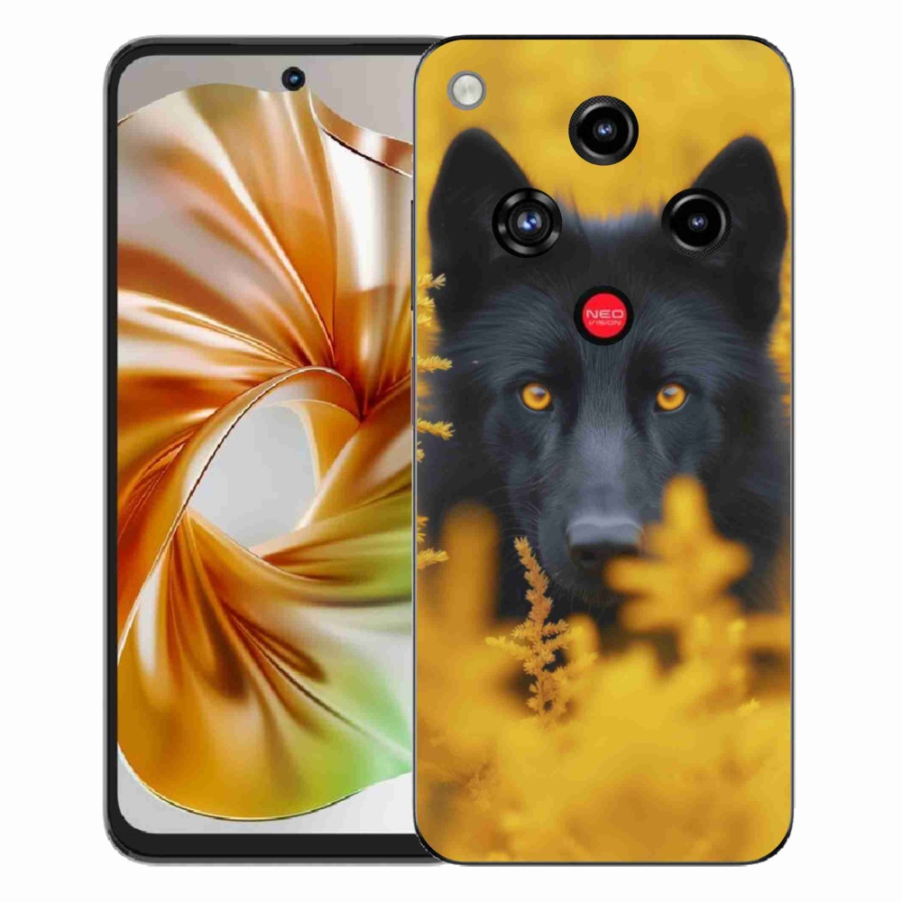 ZTE Nubia Focus 2 zselés tok mmCase - fekete farkas 2