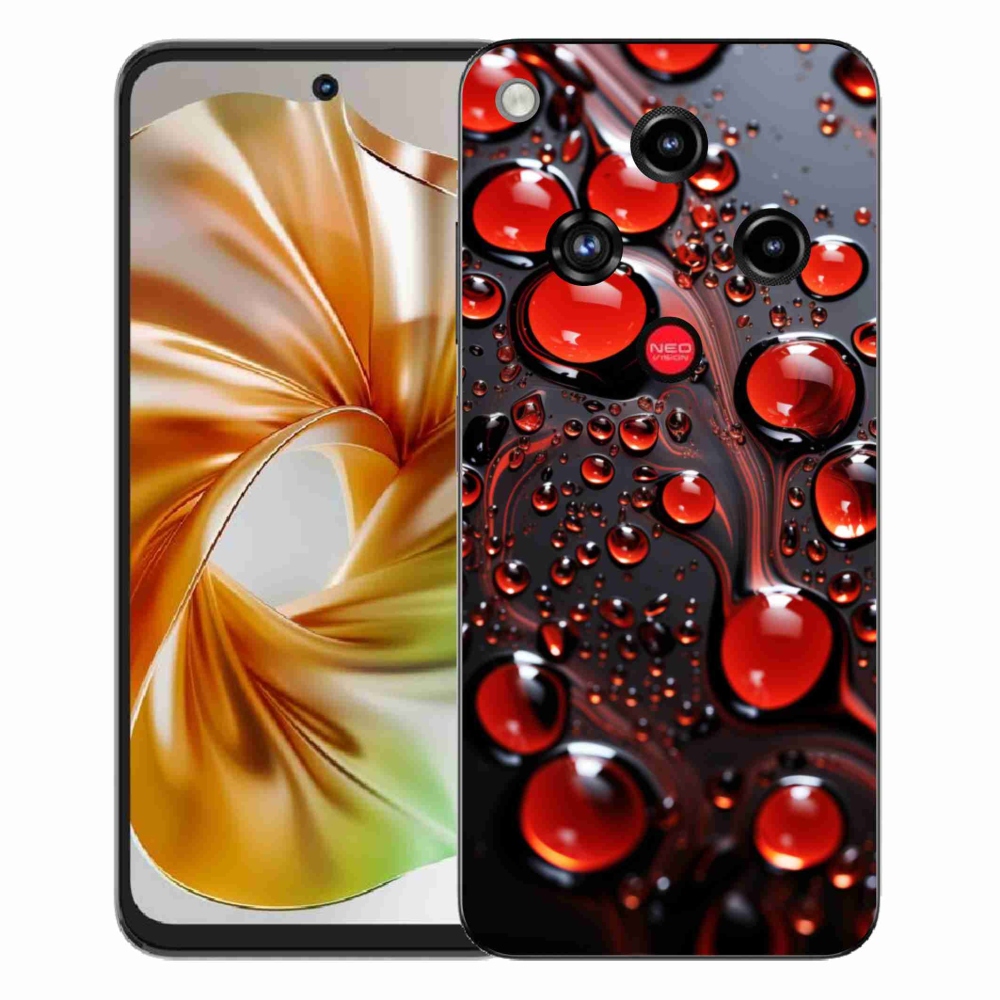 ZTE Nubia Focus 2 zselés tok mmCase - piros csepp 2