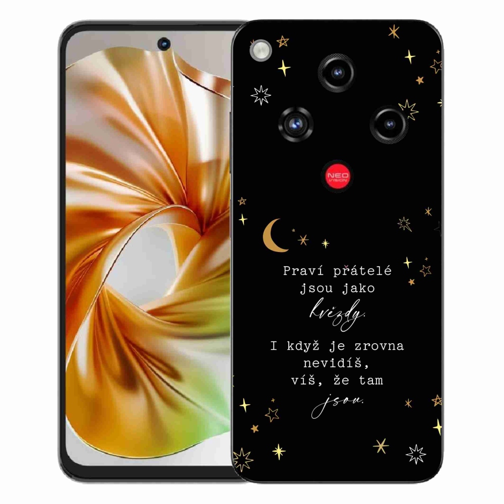 ZTE Nubia Focus 2 zselés borító mmCase - Idézet 6 fekete háttér