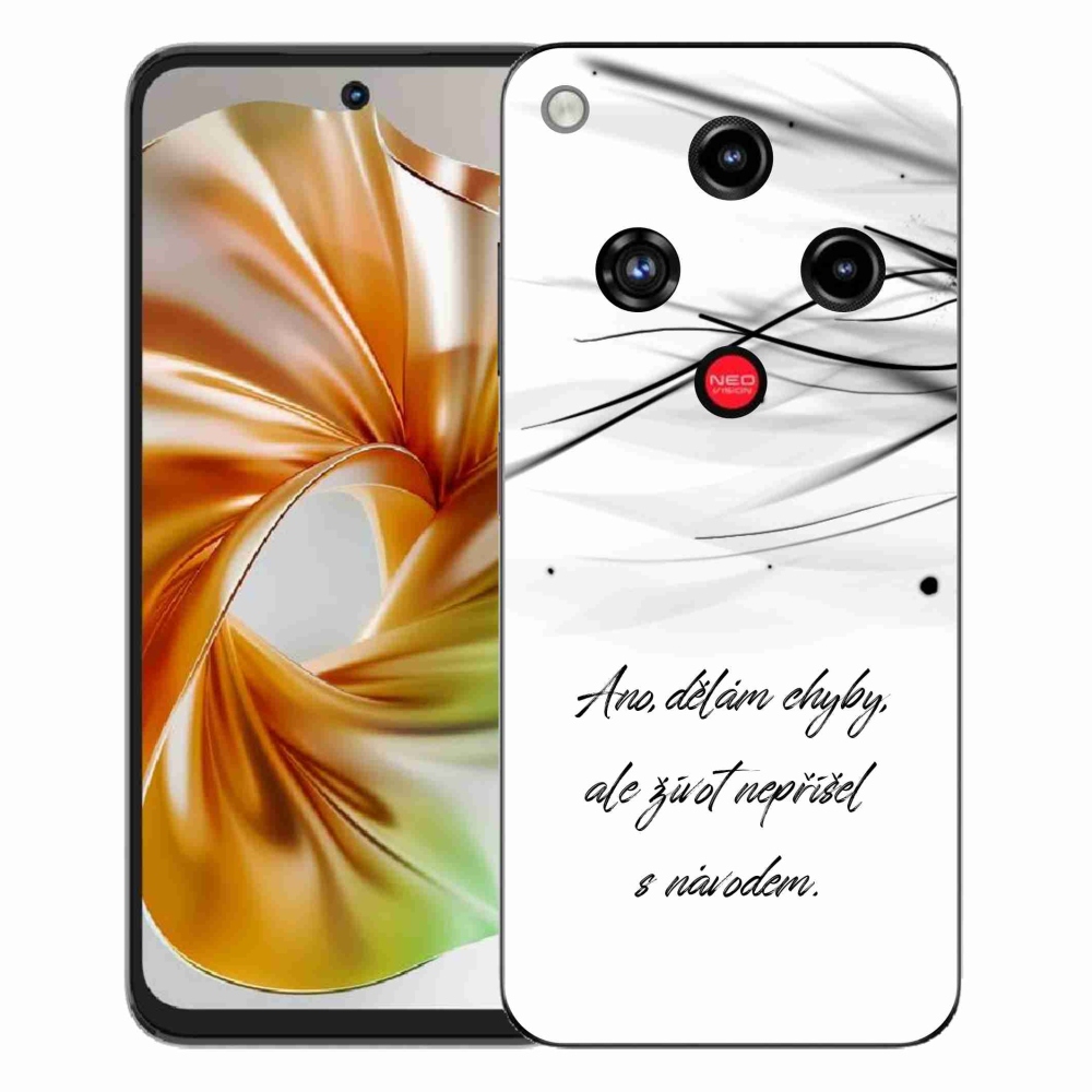 ZTE Nubia Focus 2 zselés borító mmCase - idézem fehér háttér