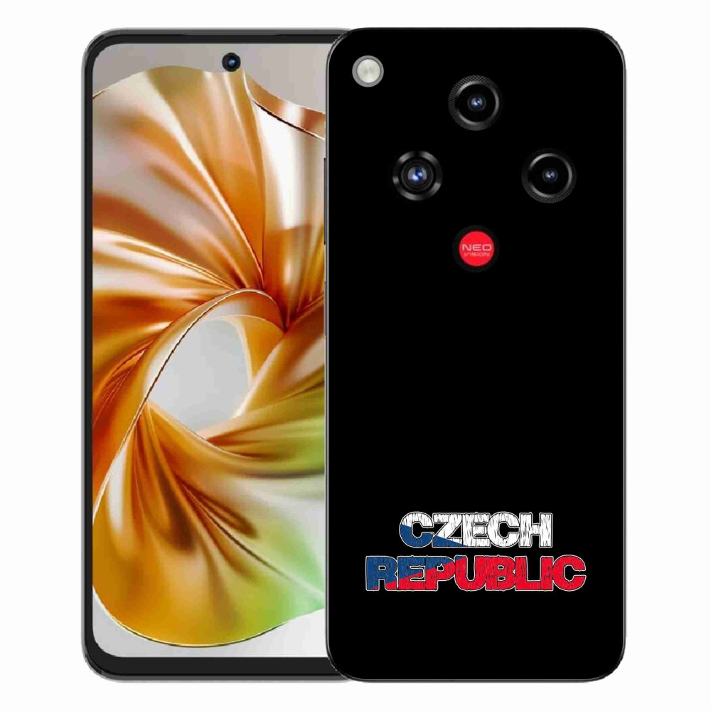 ZTE Nubia Focus 2 zselés borítás mmCase - Csehország fekete háttér