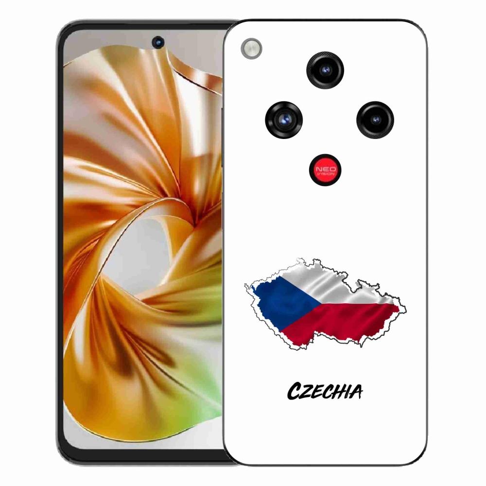 ZTE Nubia Focus 2 zselés tok mmCase - Csehország fehér háttér