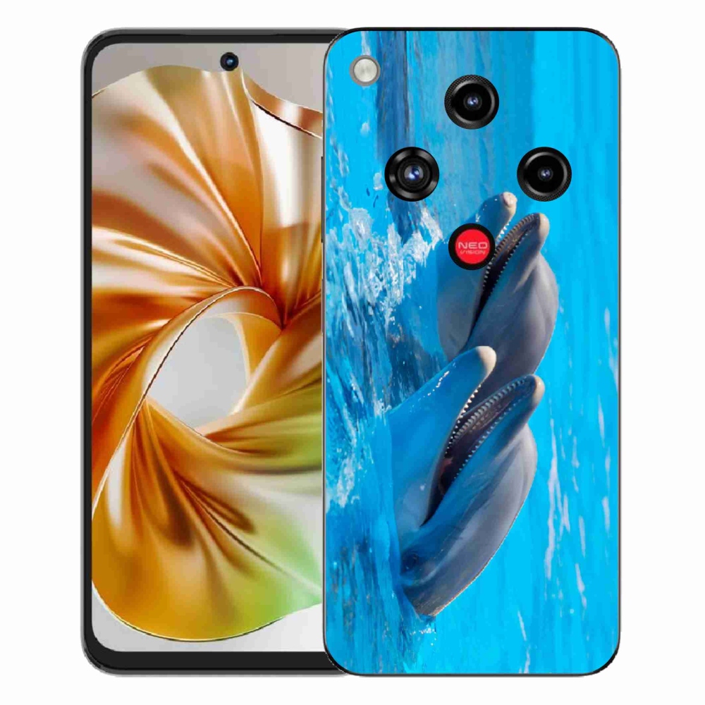 ZTE Nubia Focus 2 zselés tok mmCase - delfinek