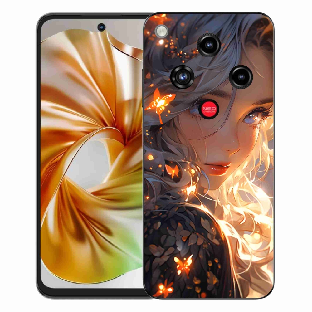 ZTE Nubia Focus 2 zselés tok mmCase - lány és pillangók
