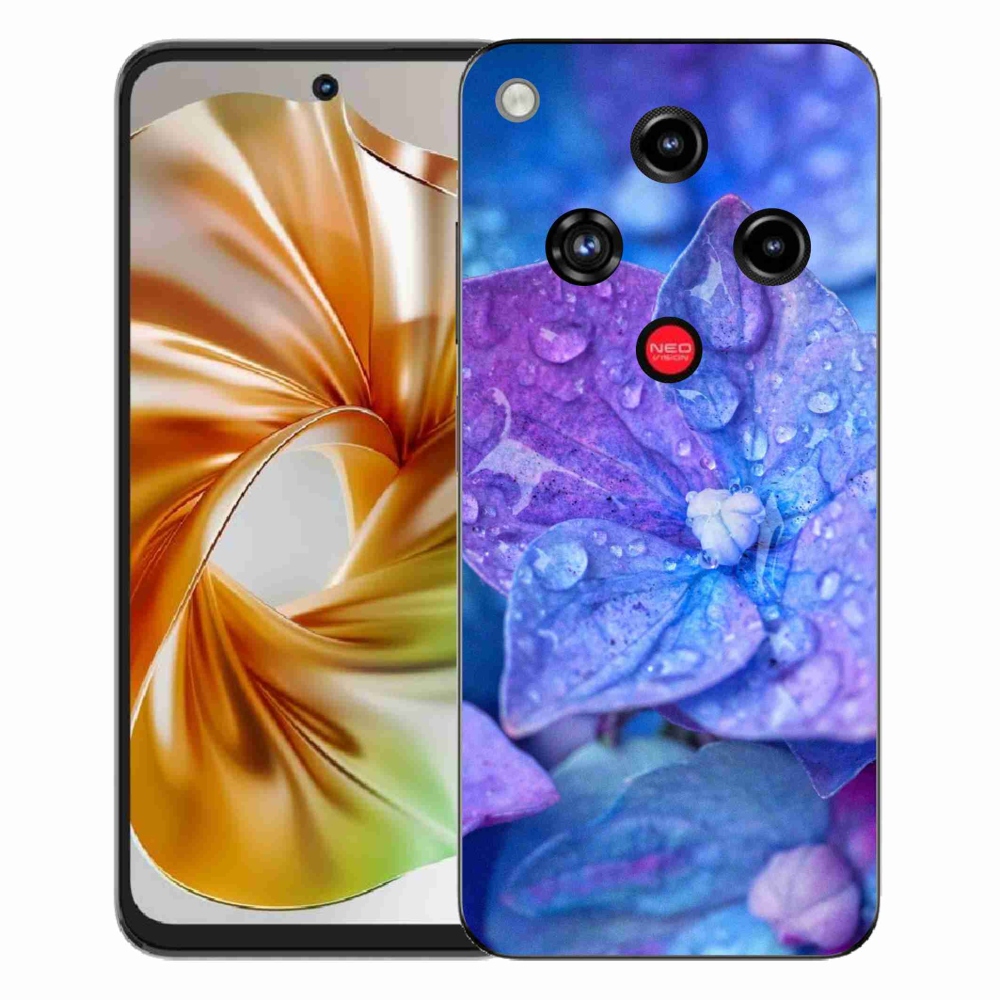 ZTE Nubia Focus 2 zselés borító mmCase - lila virág