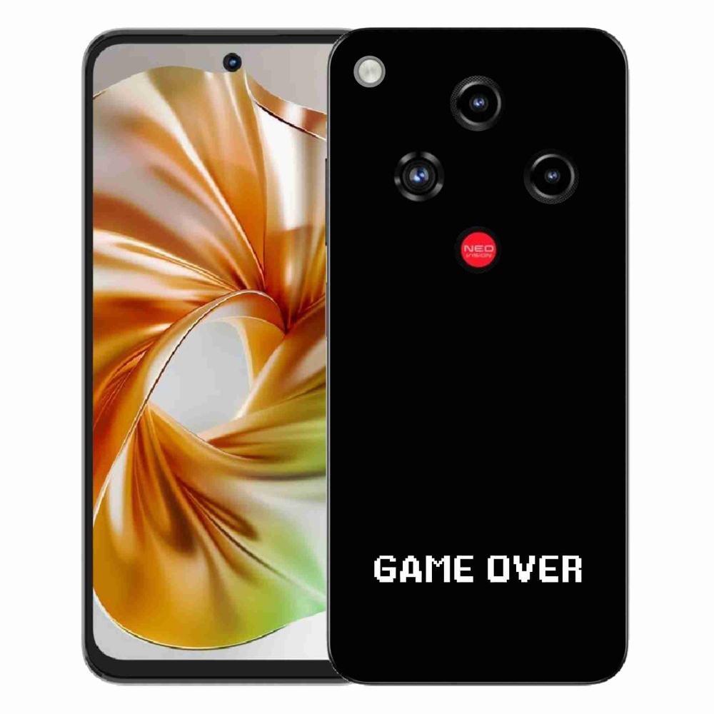 ZTE Nubia Focus 2 zselés borító mmCase - játék fekete háttérrel