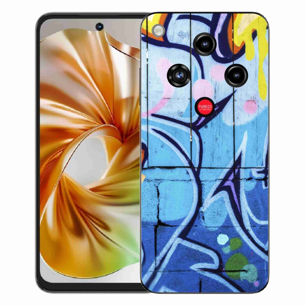 ZTE Nubia Focus 2 zselés borító mmCase - graffiti