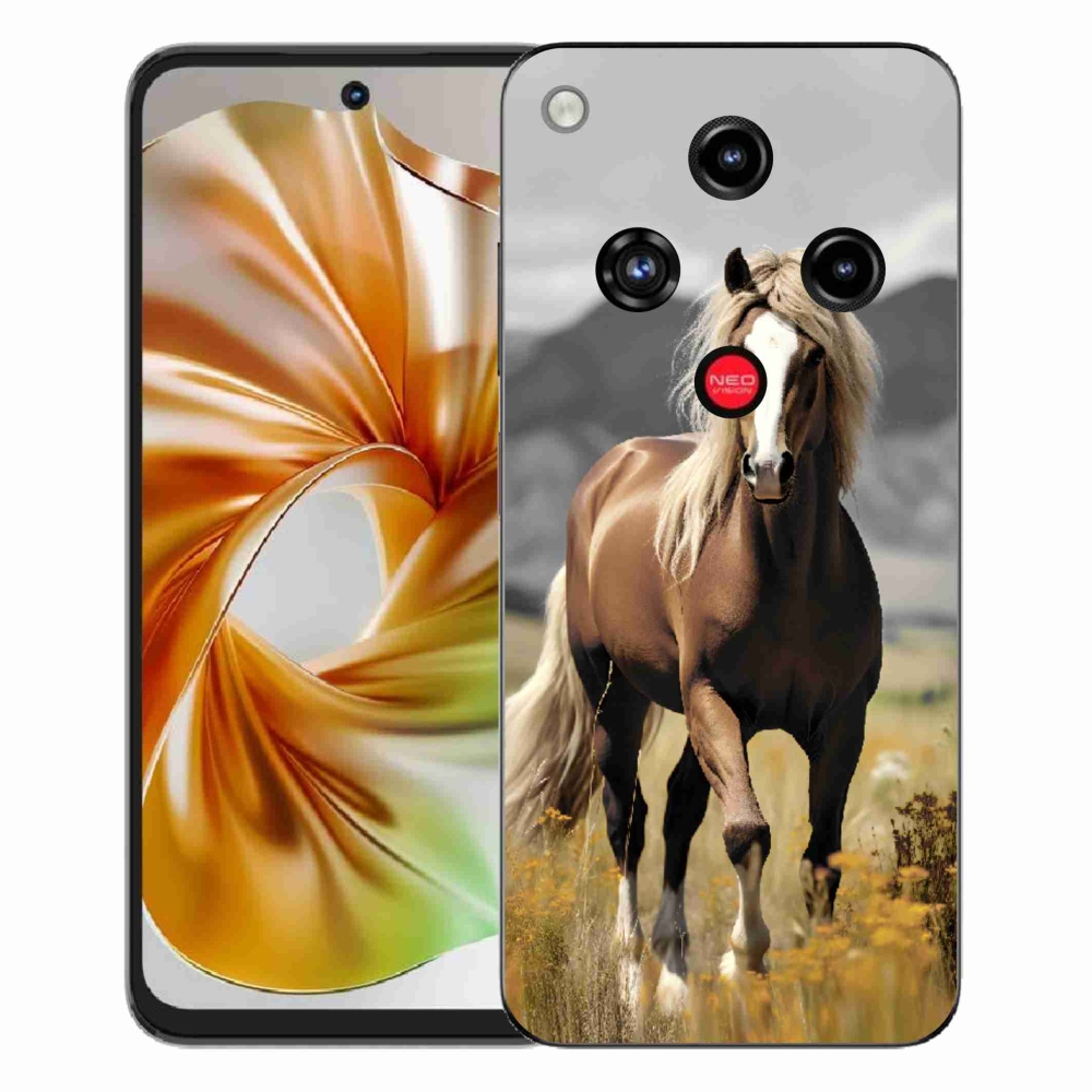 ZTE Nubia Focus 2 zselés tok mmCase - barna ló 1