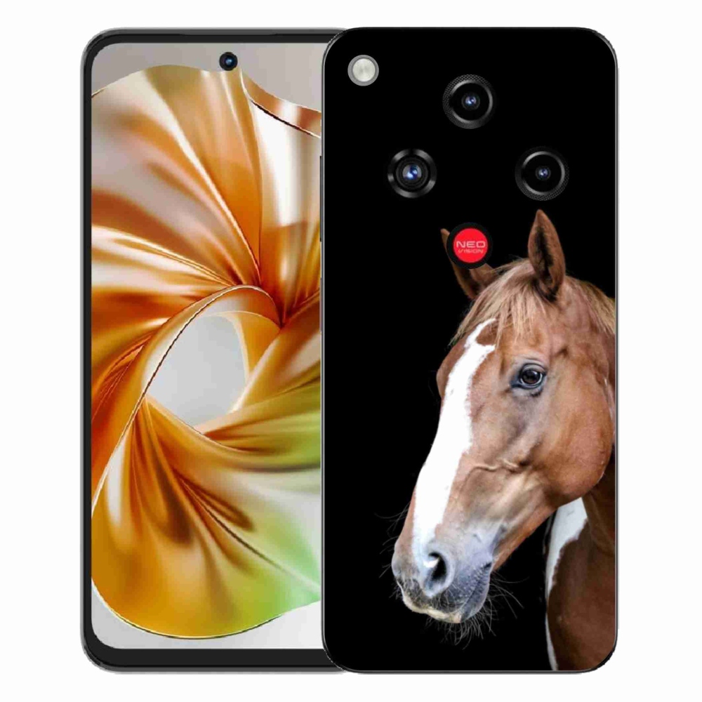 ZTE Nubia Focus 2 zselés tok mmCase - barna ló 3