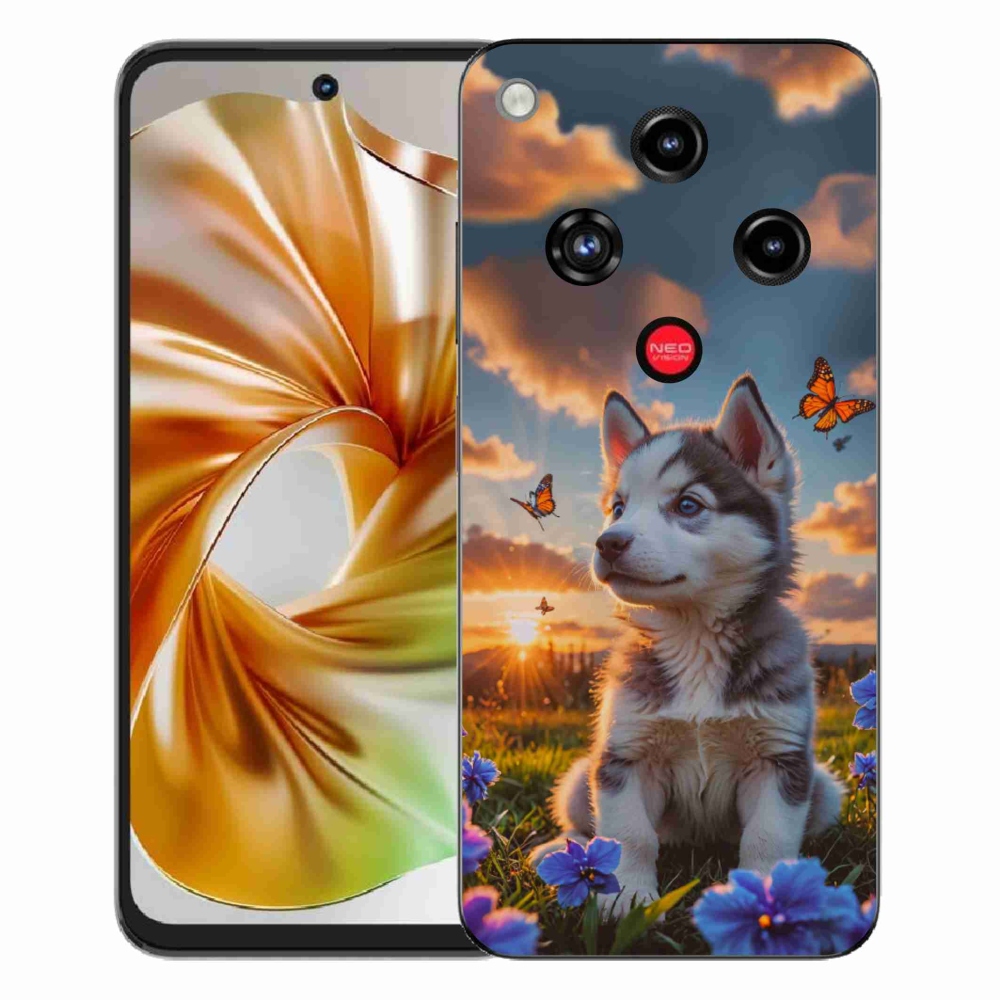 ZTE Nubia Focus 2 zselés borítás mmCase - husky naplementében