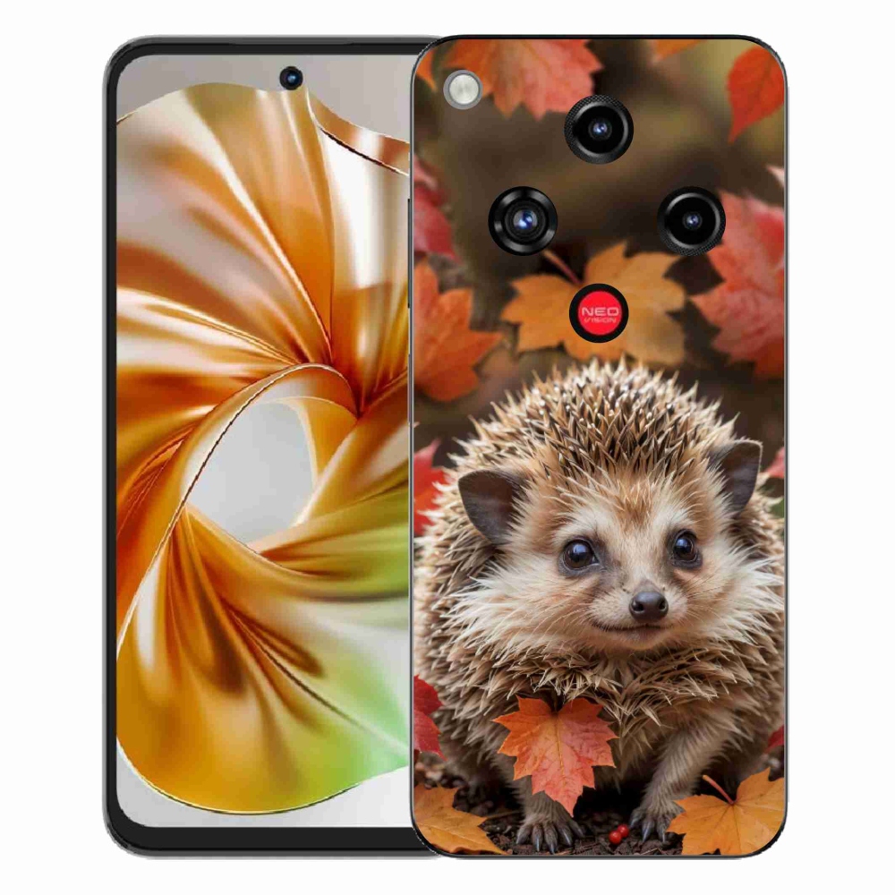 ZTE Nubia Focus 2 zselés tok mmCase - sün a levelekben