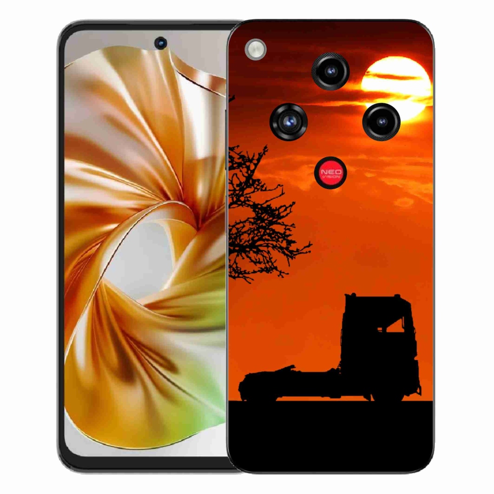 ZTE Nubia Focus 2 - teherautó 3 zselés borítás mmCase a ZTE Nubia Focus 2 - teherautó 3 számára