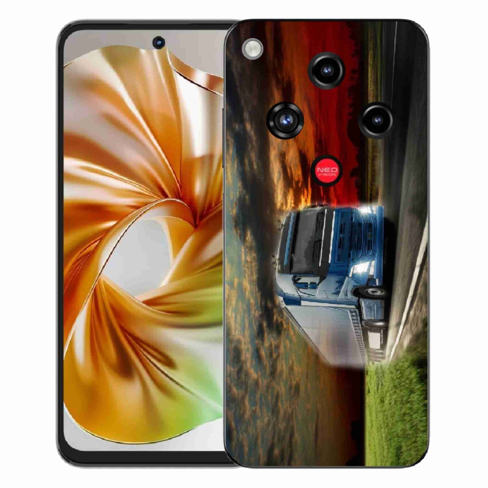 ZTE Nubia Focus 2 - teherautó 4 zselés borítás mmCase a ZTE Nubia Focus 2 - teherautó 4 számára