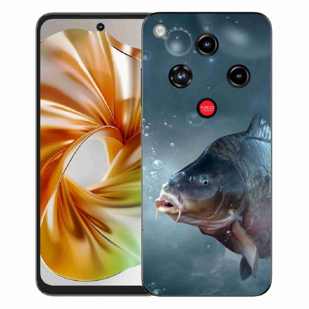 ZTE Nubia Focus 2 zselés borítás mmCase - ponty és buborékok