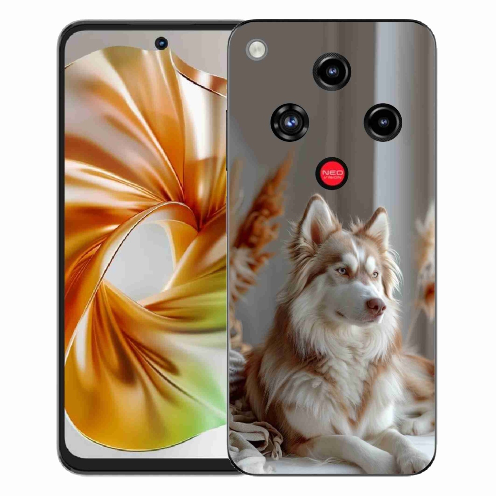 ZTE Nubia Focus 2 zselés borító mmCase - csendes szibériai husky