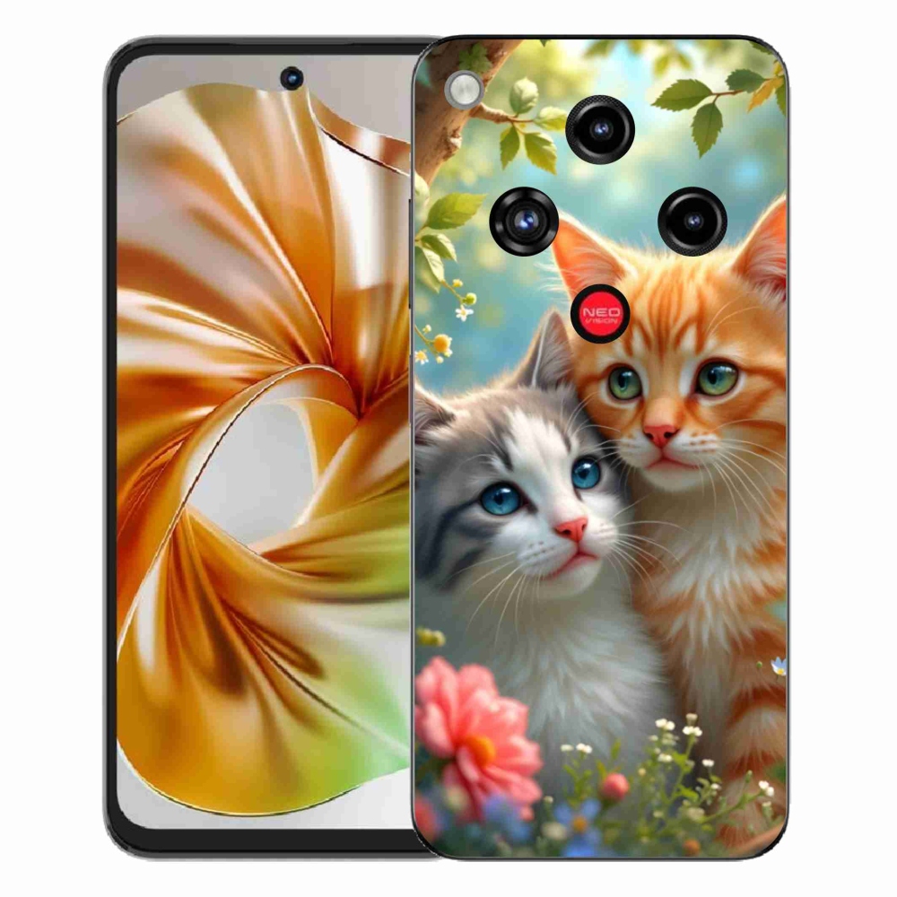 ZTE Nubia Focus 2 zselés borító mmCase - macskaszerelem 2
