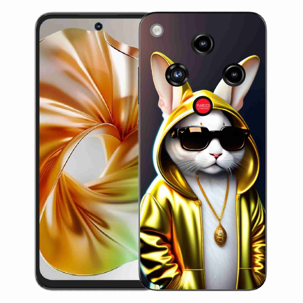 ZTE Nubia Focus 2 zselés borítás mmCase - cat boss - macskafőnök