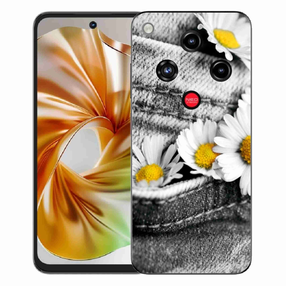 ZTE Nubia Focus 2 zselés borító mmCase - százszorszépek