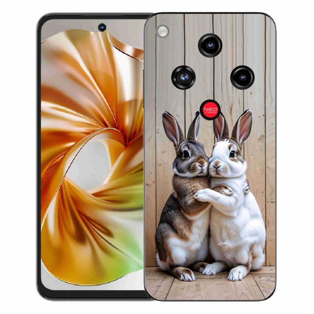 ZTE Nubia Focus 2 zselés tok mmCase - nyúl párhoz