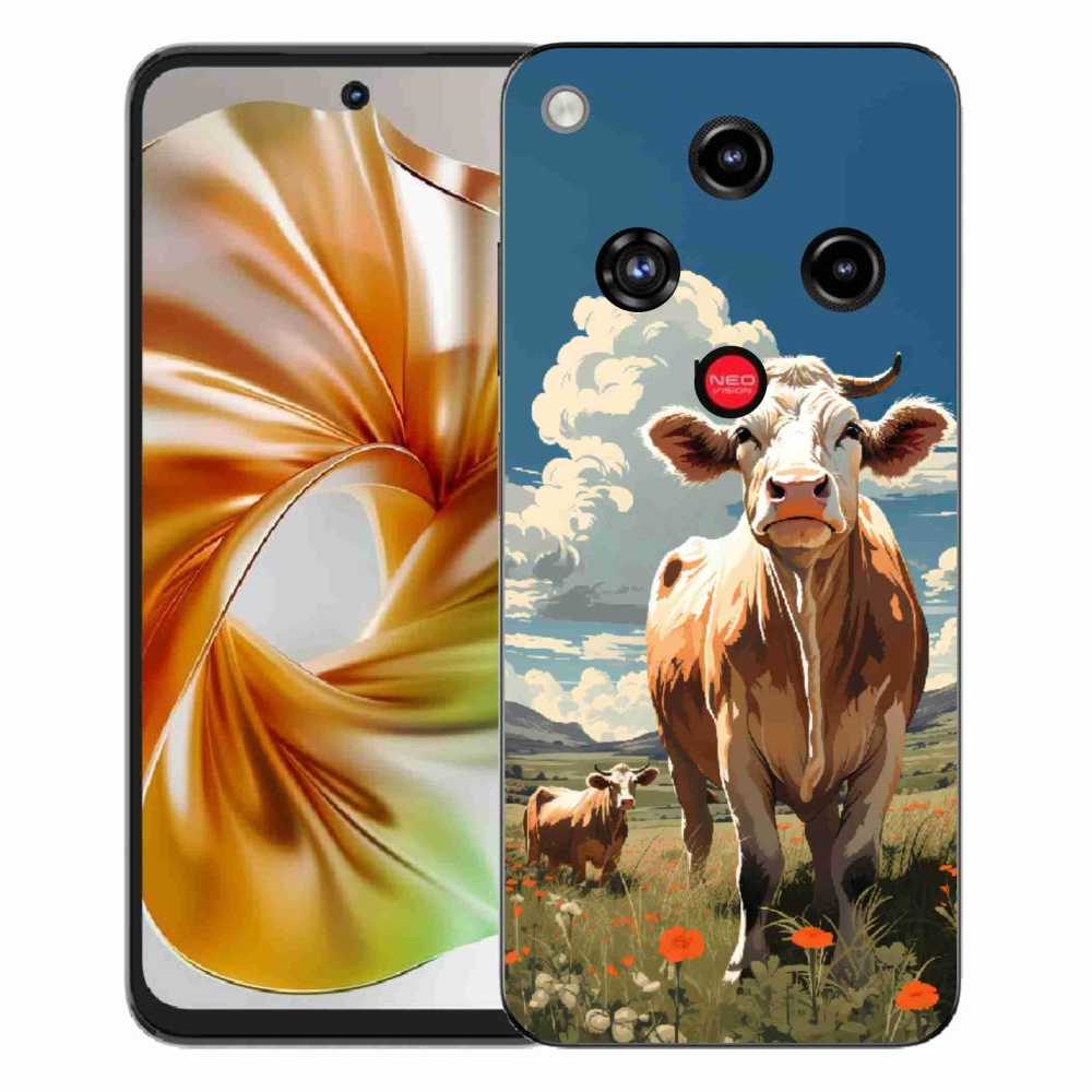 ZTE Nubia Focus 2 zselés tok mmCase - tehenek a réten