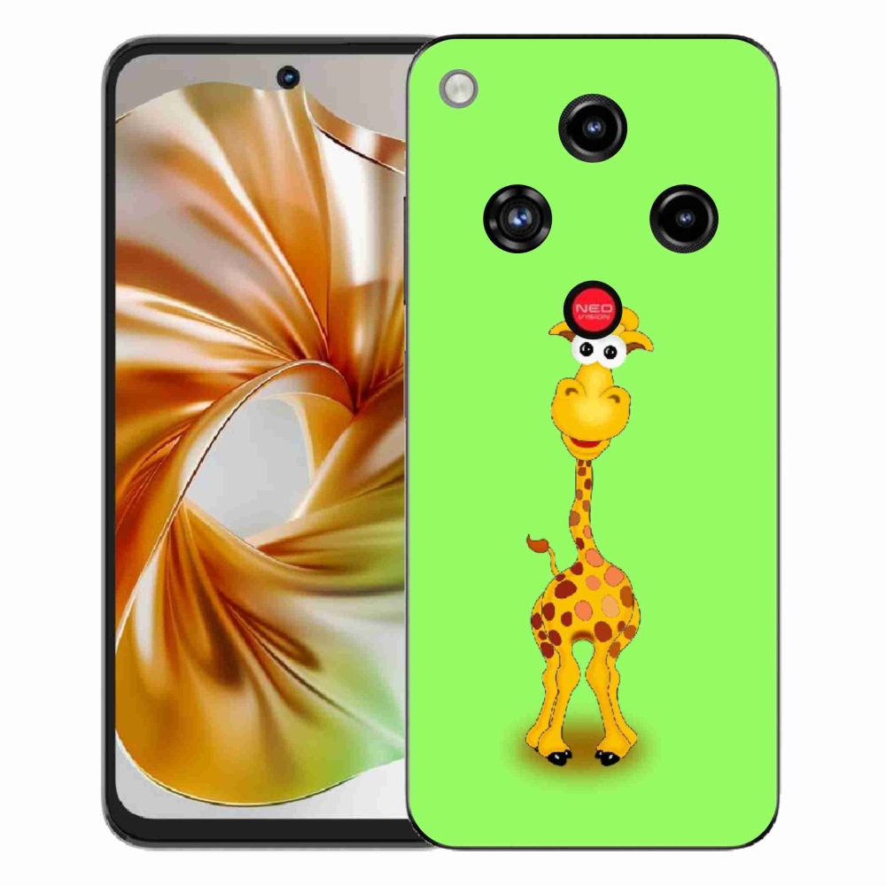 ZTE Nubia Focus 2 zselés borító mmCase - rajzfilm zsiráfhoz