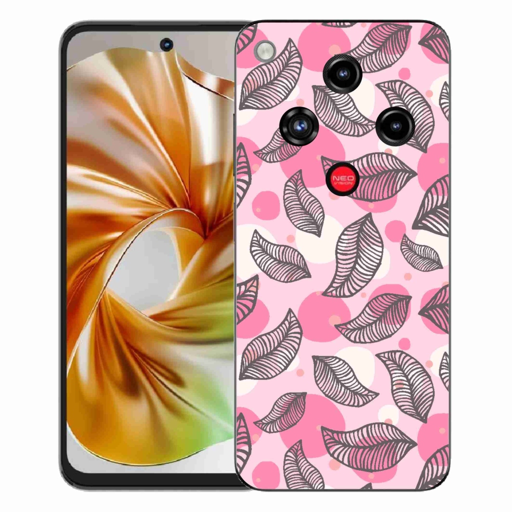 ZTE Nubia Focus 2 zselés tok mmCase - rajzfilmes hulló levelek