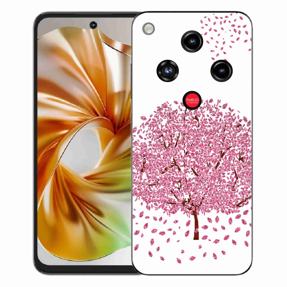ZTE Nubia Focus 2 zselés borító mmCase - rajzfilmfa levelekkel