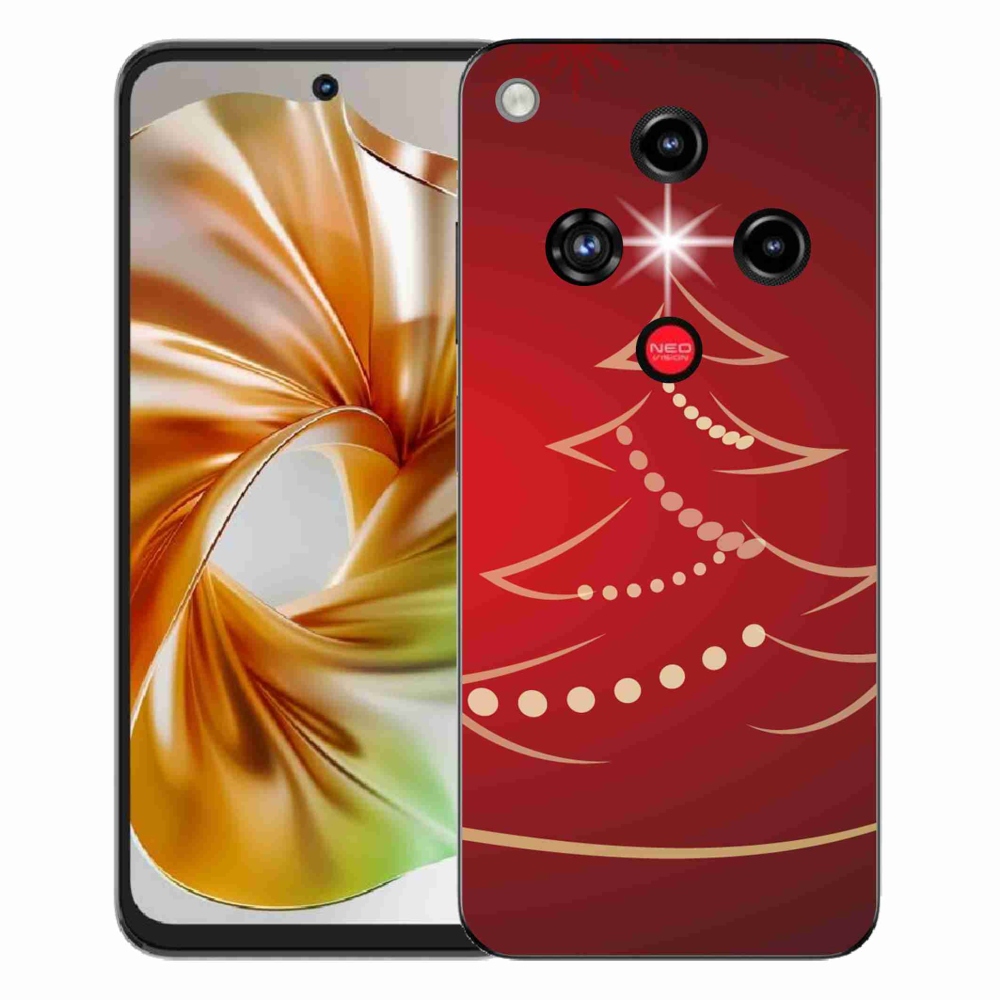 ZTE Nubia Focus 2 zselés borító mmCase - karácsonyfa karikatúra