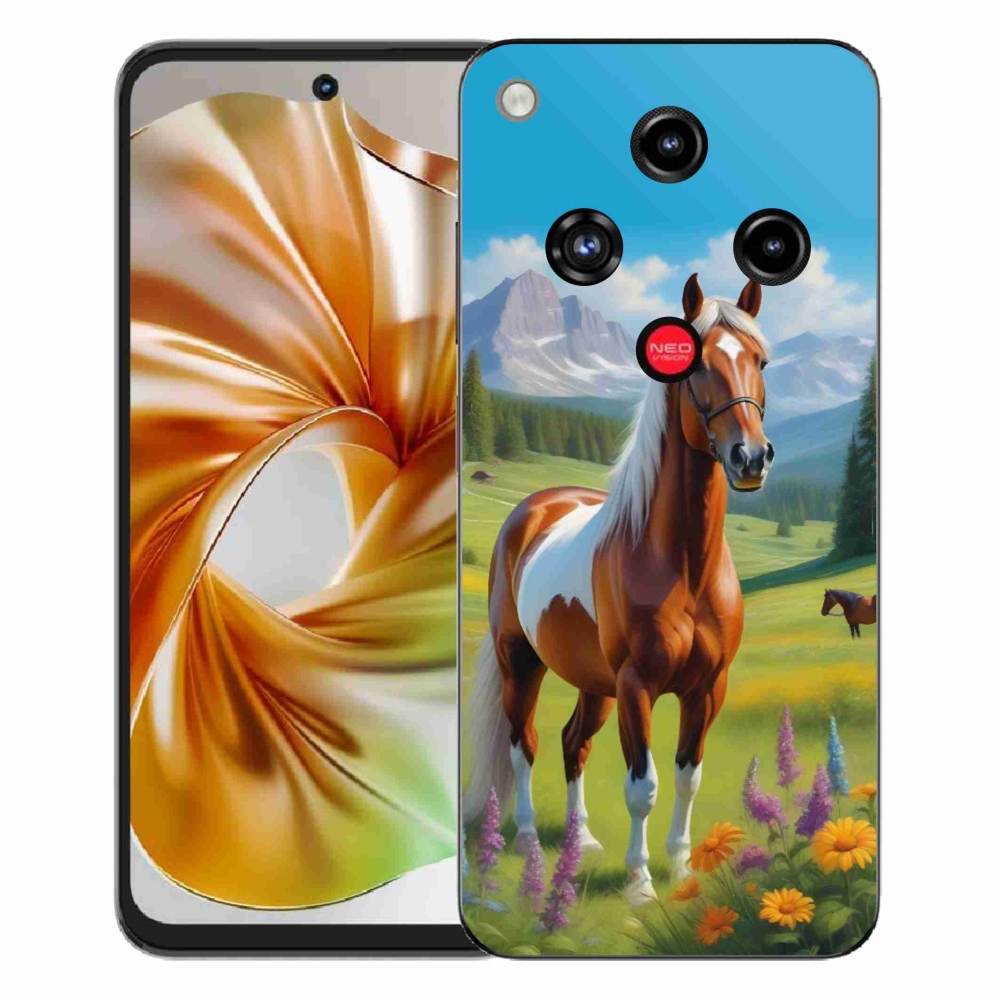ZTE Nubia Focus 2 zselés tok mmCase - ló a réten