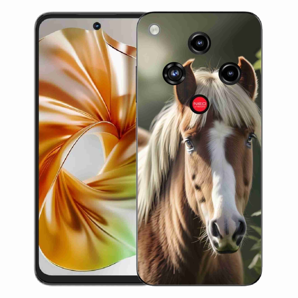 ZTE Nubia Focus 2 zselés borító mmCase - ló könnyű sörénnyel
