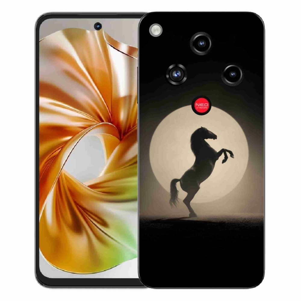 ZTE Nubia Focus 2 zselés tok mmCase - ló sziluettben