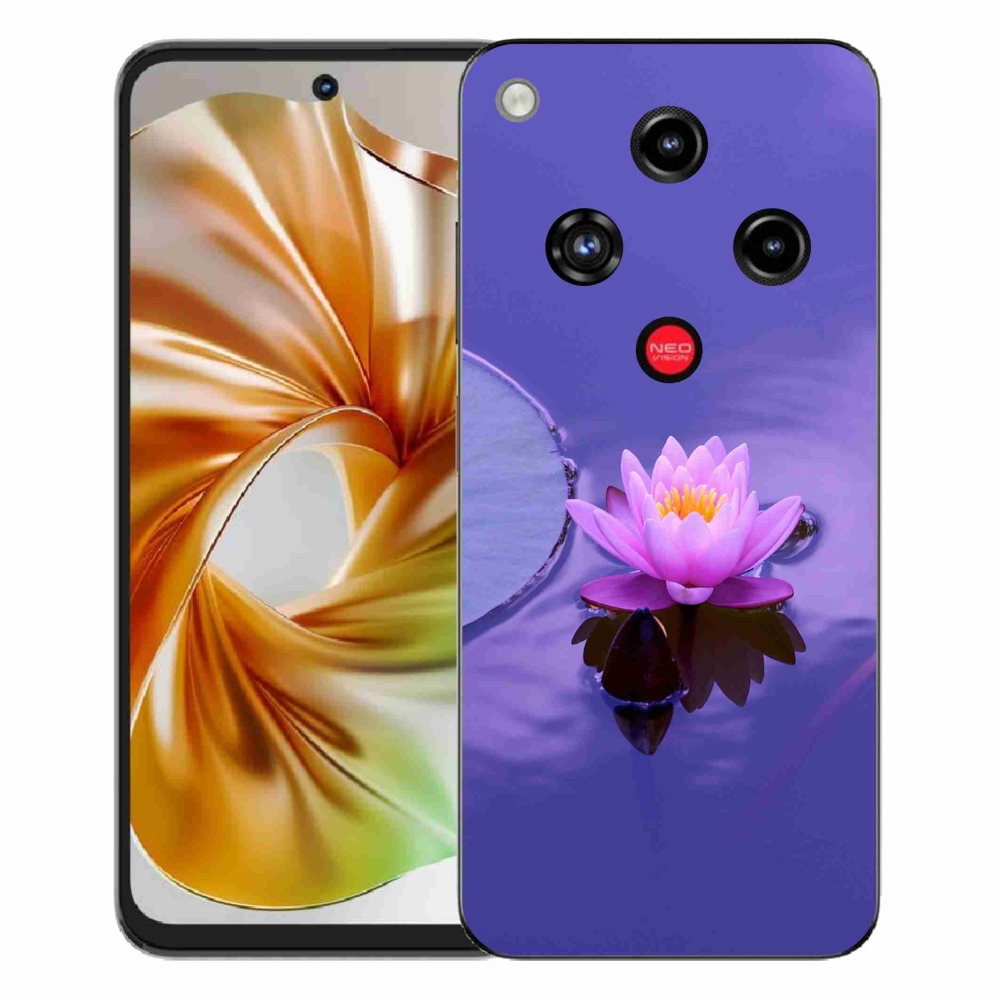 ZTE Nubia Focus 2 zselés tok mmCase - virág a felületen