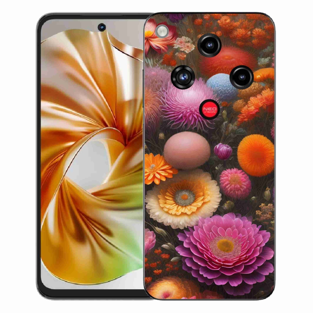 ZTE Nubia Focus 2 zselés borítás mmCase - virágos kompozíció