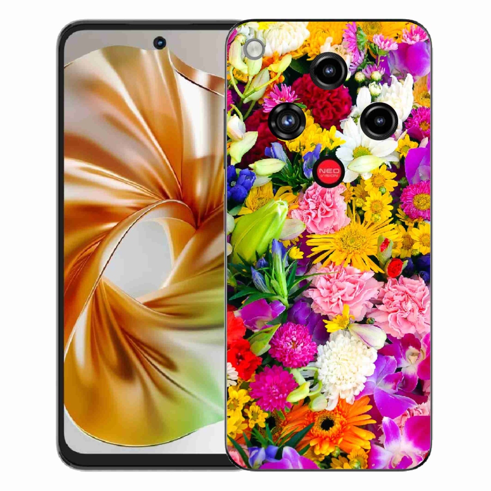 ZTE Nubia Focus 2 zselés borító mmCase - virág 12