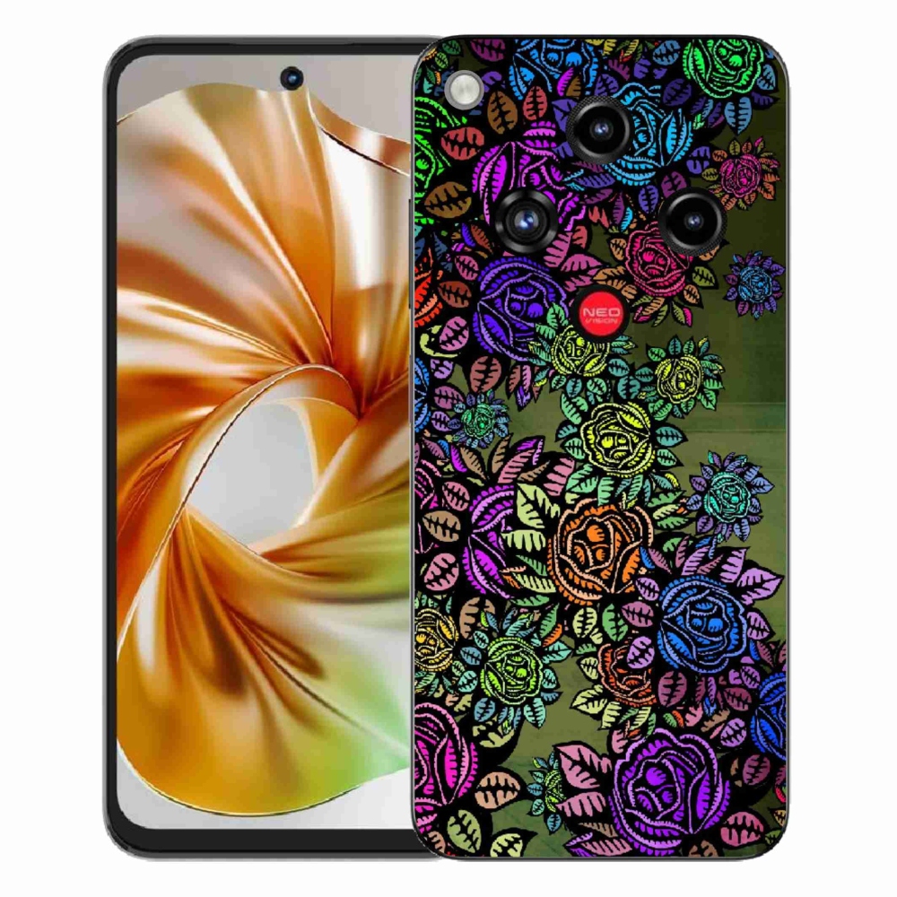 ZTE Nubia Focus 2 zselés tok mmCase - virágok 6