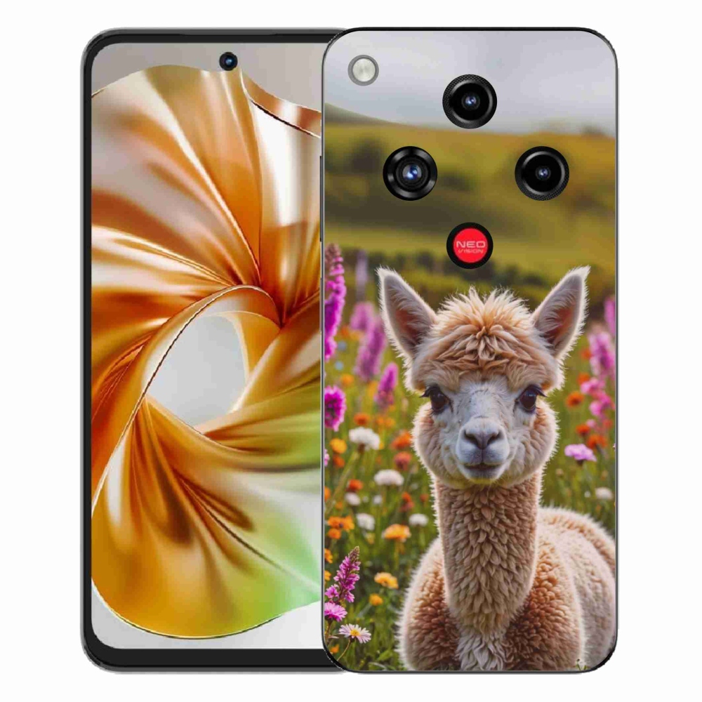 ZTE Nubia Focus 2 zselés tok mmCase - láma a réten