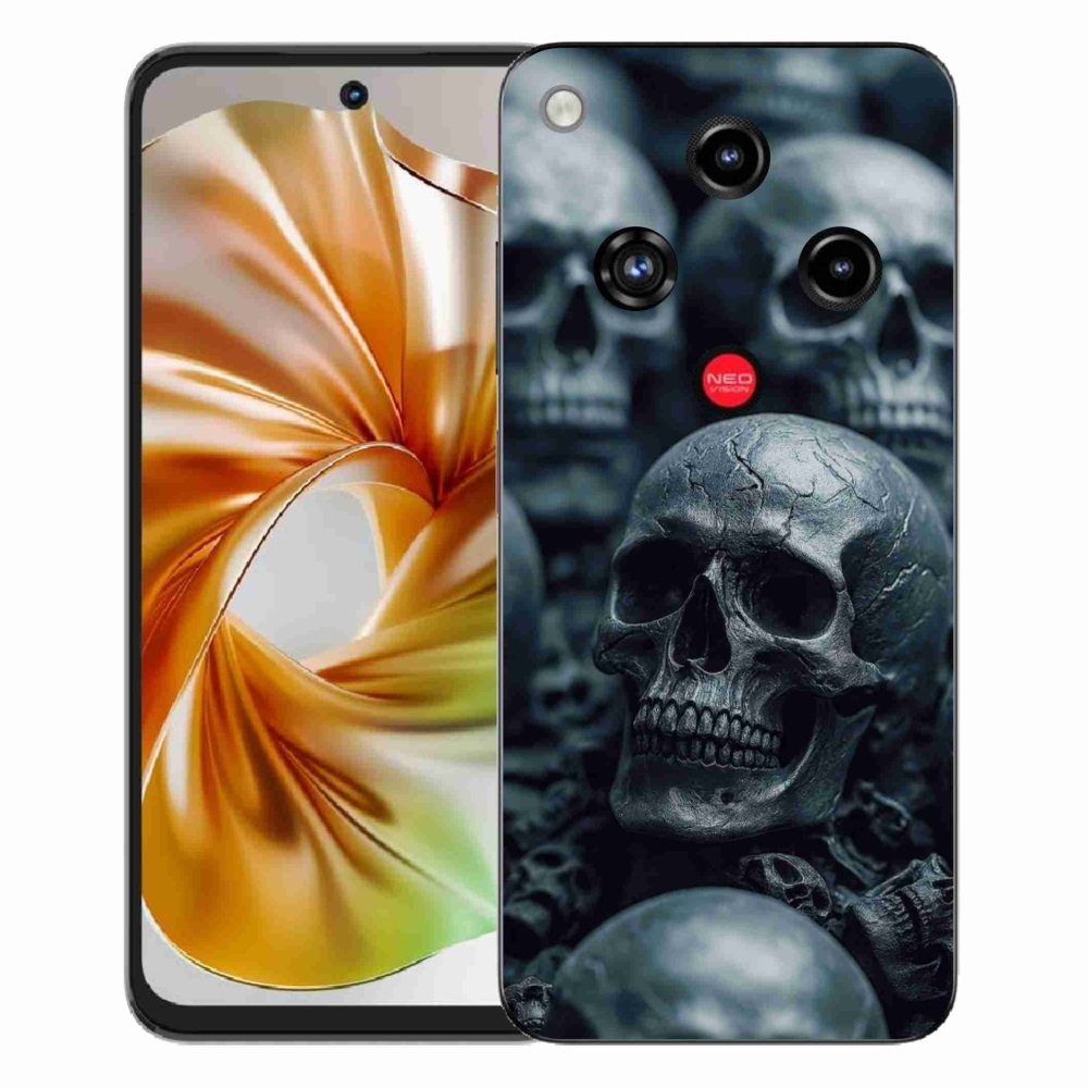 ZTE Nubia Focus 2 - Skull 2 zselés tok mmCase a ZTE Nubia Focus 2 készülékhez
