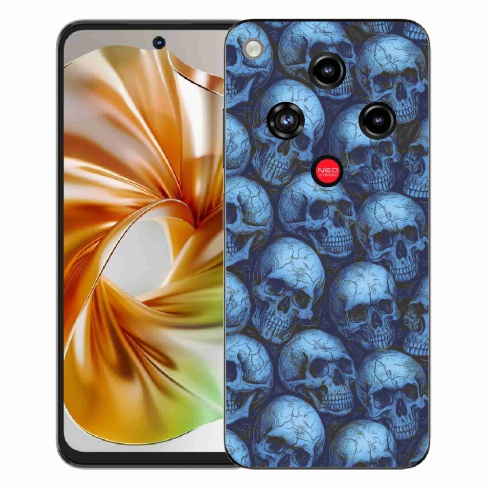 ZTE Nubia Focus 2 zselés tok mmCase - koponyák