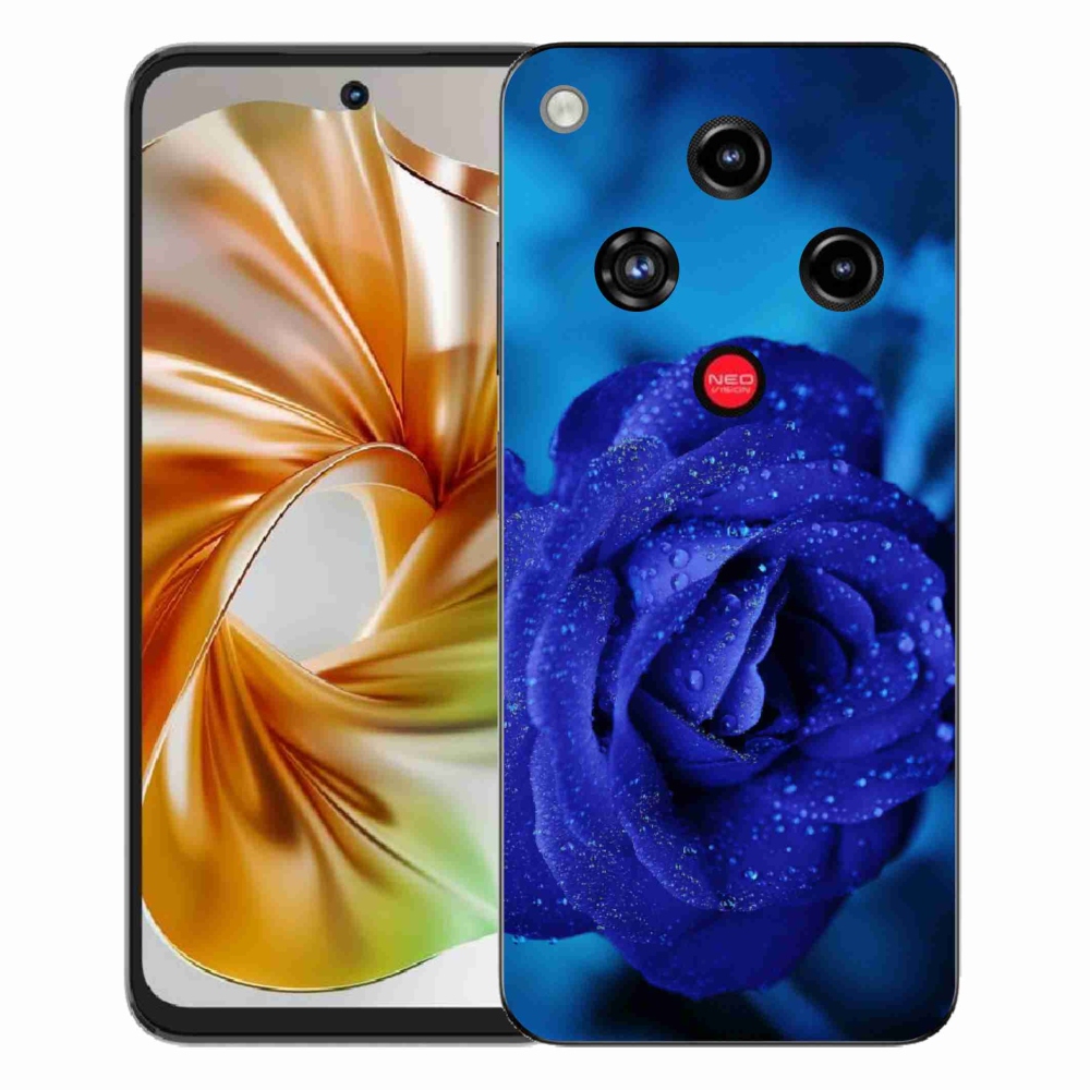 ZTE Nubia Focus 2 zselés tok mmCase - kék rózsa