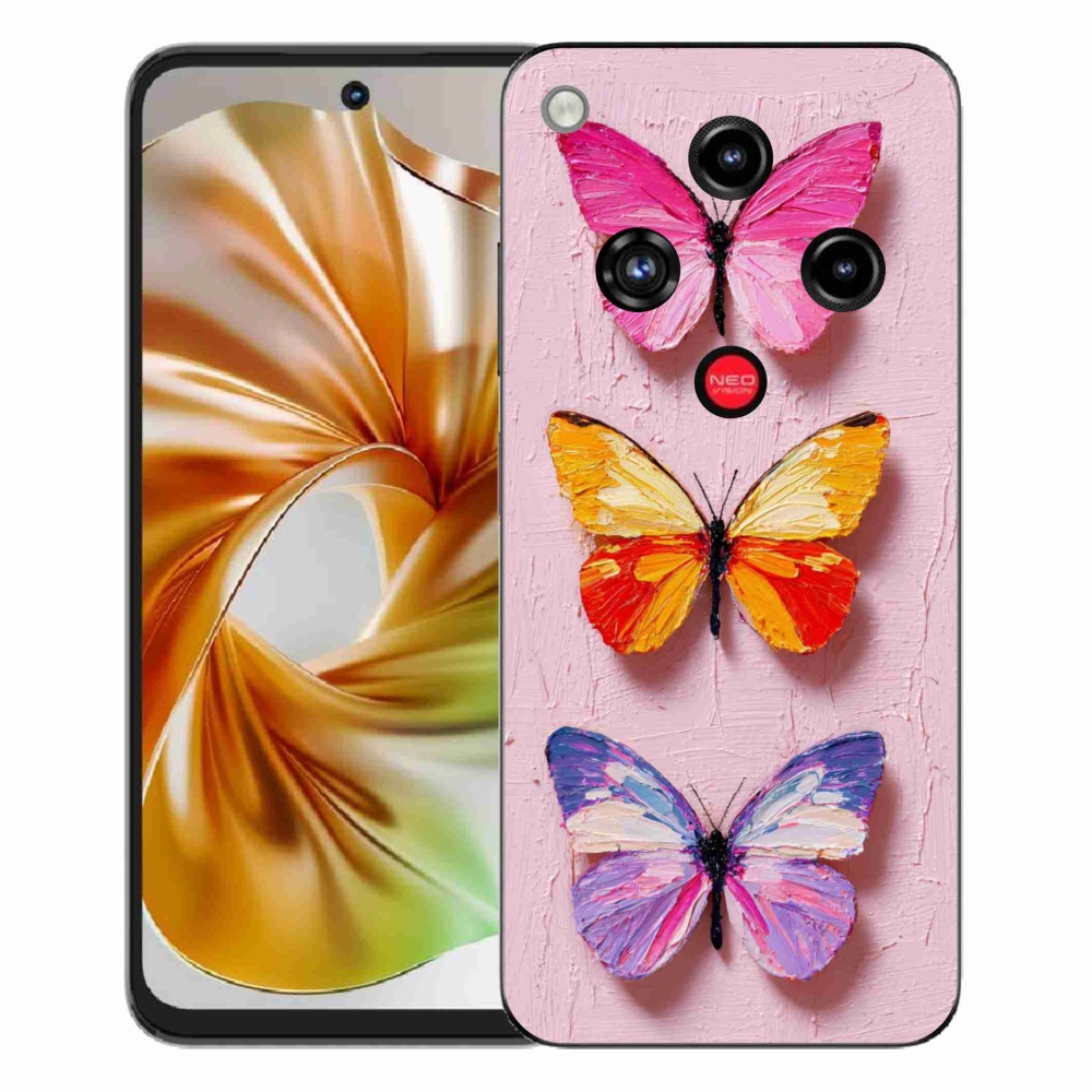 ZTE Nubia Focus 2 zselés borítás mmCase - pillangó szentháromság