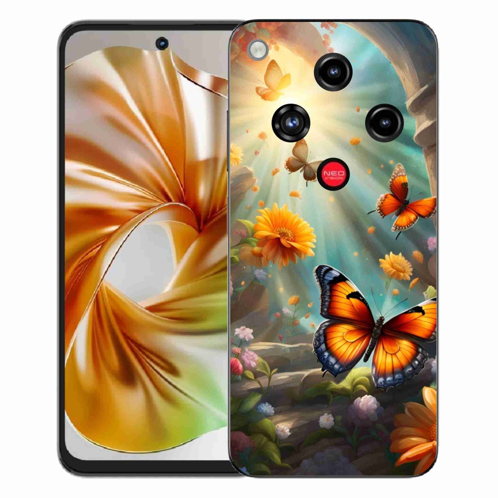 ZTE Nubia Focus 2 zselés borító mmCase - pillangókert 2
