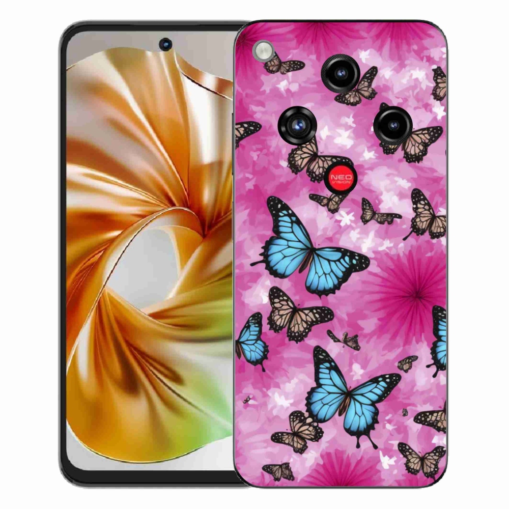 ZTE Nubia Focus 2 zselés tok mmCase - pillangókert