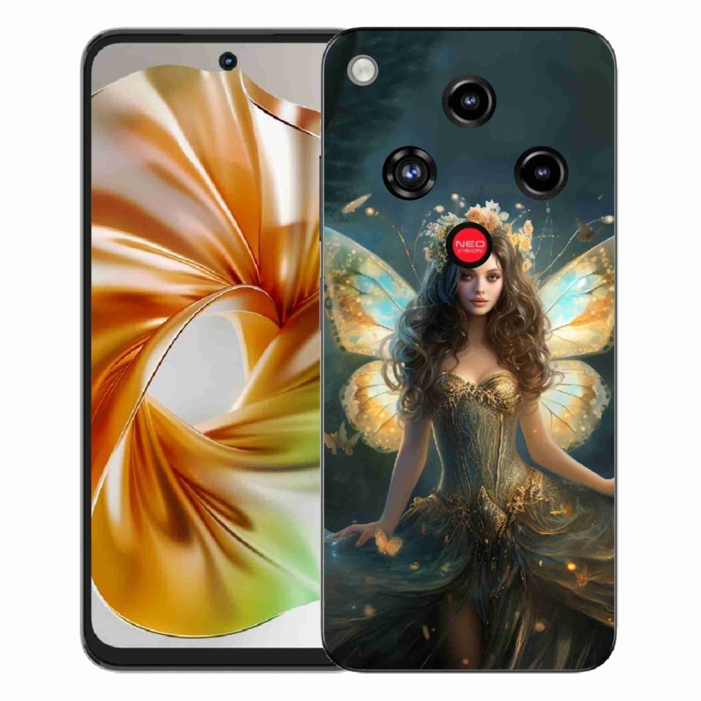 ZTE Nubia Focus 2 zselés tok mmCase - pillangó nőhöz