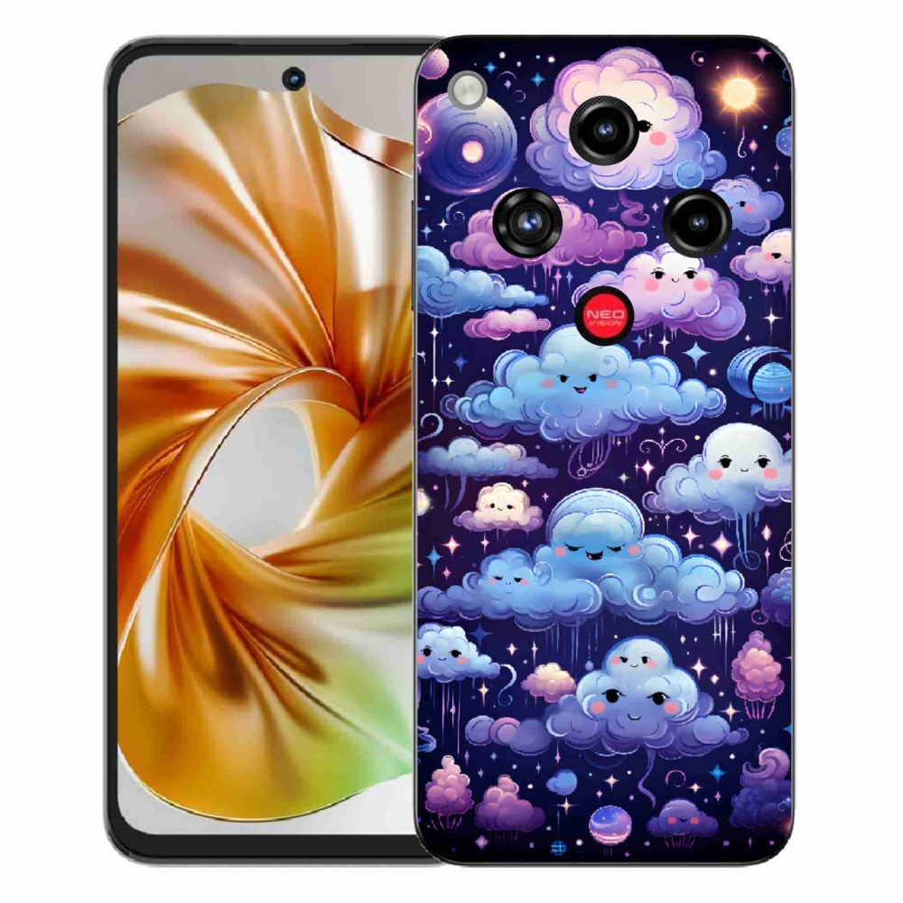 ZTE Nubia Focus 2 zselés borító mmCase - felhők