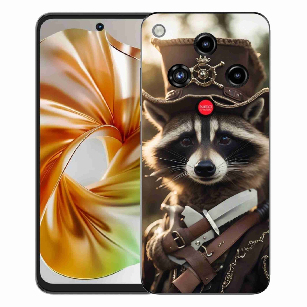 ZTE Nubia Focus 2 zselés tok mmCase - mosómedve egyenruhában