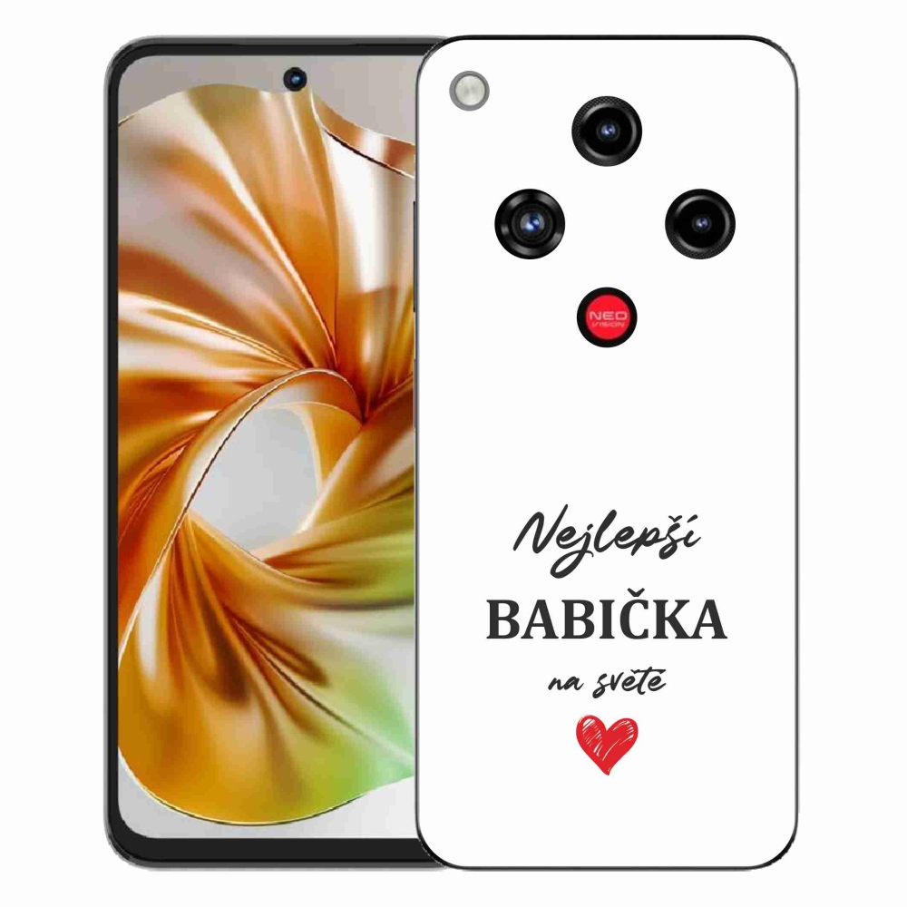 ZTE Nubia Focus 2 zselés borító mmCase - legjobb nagymama 1 fehér háttér