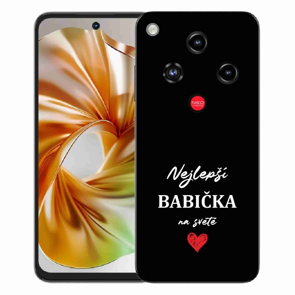 Gel Cover mmCase a ZTE Nubia Focus 2 készülékre - Legjobb nagyi 1 fekete háttér