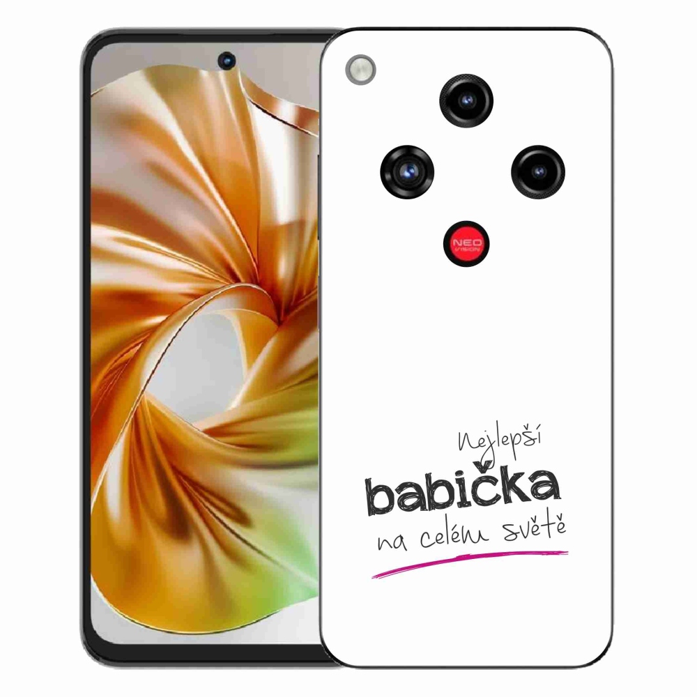 ZTE Nubia Focus 2 zselés borító mmCase - legjobb nagymama 4 fehér háttérrel